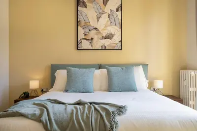 Letto o letti in una camera di Orsini Apartment with balcony and free parking