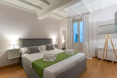 Letto o letti in una camera di Via de NeriApartment Uffizi and Ponte Vecchio