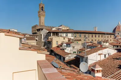Vista generica su Firenze o vista sulla città dall'interno dell'appartamento