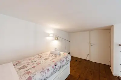 Letto o letti in una camera di Casa Serena