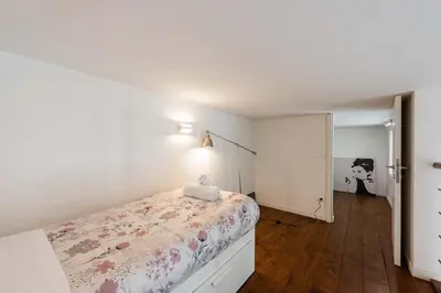 Letto o letti in una camera di Casa Serena