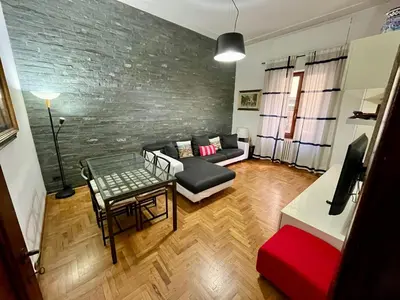 Area soggiorno di Florence Lungarno Apartment