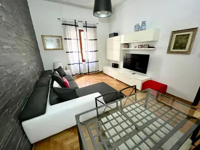 TV o dispositivi per l'intrattenimento presso Florence Lungarno Apartment