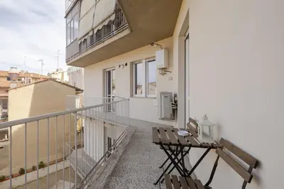 Balcone o terrazza di Accommodation with free parking near to the centre