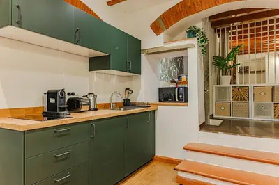 Cucina o angolo cottura di Soggiorno autentico vicino a Santa Croce