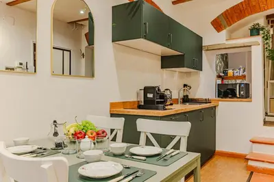 Cucina o angolo cottura di Soggiorno autentico vicino a Santa Croce