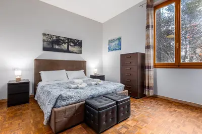 Letto o letti in una camera di Firenze Loft