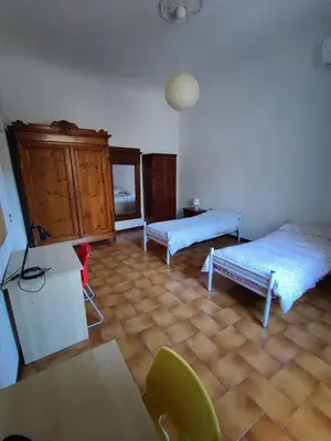 Letto o letti in una camera di Apartment in Florence's nightlife