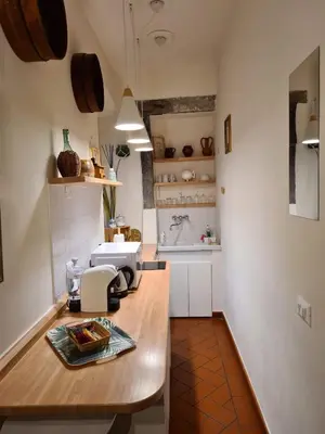 Cucina o angolo cottura di Green Chic Flat in Centre near the Train Station