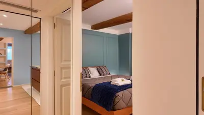 Letto o letti in una camera di Pellicceria Charm Apartment