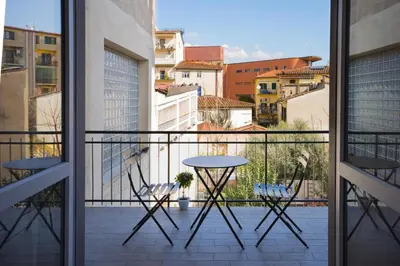 Balcone o terrazza di Bright Apartment 2 in Guido monaco