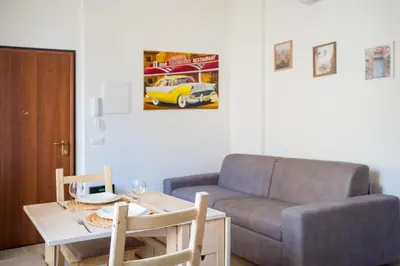 Area soggiorno di Bright Apartment 2 in Guido monaco