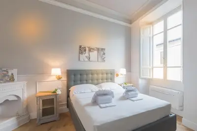 Letto o letti in una camera di Next stop, Florence