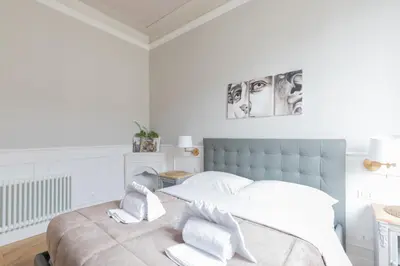 Letto o letti in una camera di Next stop, Florence