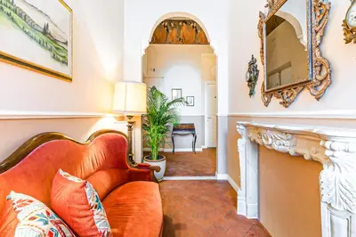 Area soggiorno di Dimora del Cardinale - Authentic Historic Residence