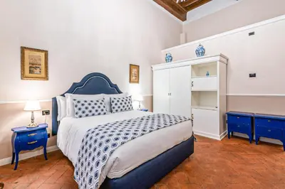 Letto o letti in una camera di Dimora del Cardinale - Authentic Historic Residence