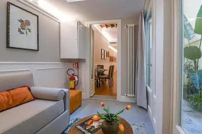 Area soggiorno di Luxury in the heart of Florence