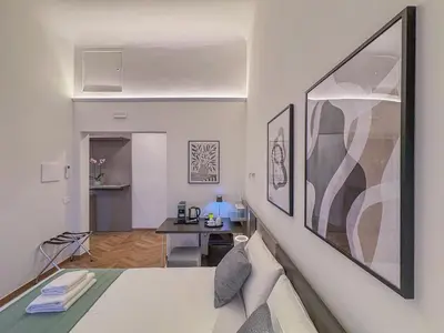 Area soggiorno di InCorte Florence - Guesthouse
