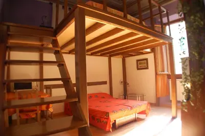 Letto o letti in una camera di B&B Porta San Frediano