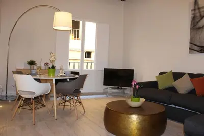 Area soggiorno di Art Apartment Moro