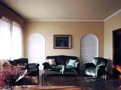 Area soggiorno di spacious and very bright apartment with view