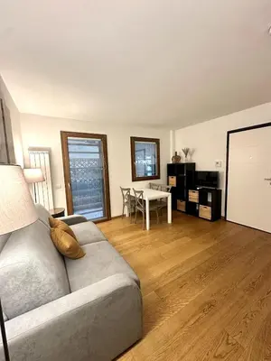 Area soggiorno di Close to the historic center with free parking
