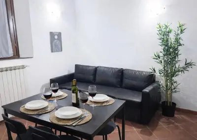 Area soggiorno di Oasis Apartment, Vasca Idromassaggio e Parcheggio