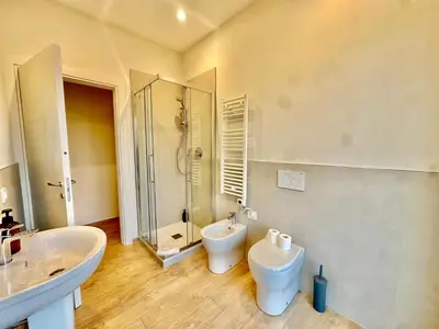 Bagno di Luxury house a pochi passi dalla tramvia