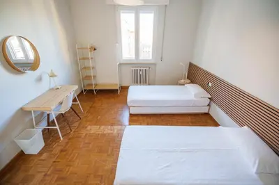 Letto o letti in una camera di Brand new apartament in Novoli area