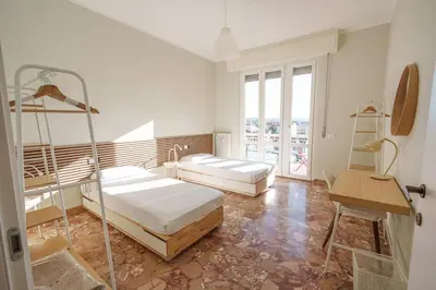 Letto o letti in una camera di Brand new apartament in Novoli area