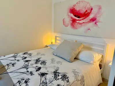 Letto o letti in una camera di BFlorence, Bilocale Piano Terra con Resede Privato Centro Storico