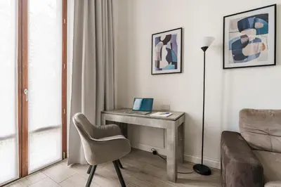 Area soggiorno di Minerva Luxe Home