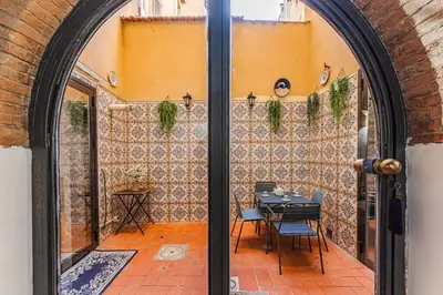 Patio o area all'aperto di Dimora dal fascino storico e autentico