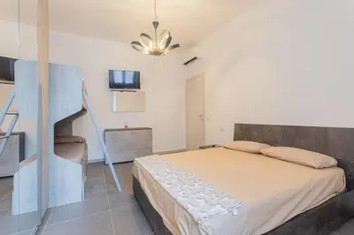 Letto o letti in una camera di Casa Nanuzza