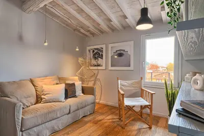 Area soggiorno di LOFT 12 Apt in City center