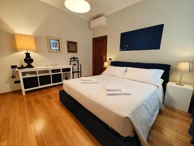 Letto o letti in una camera di Artists' House