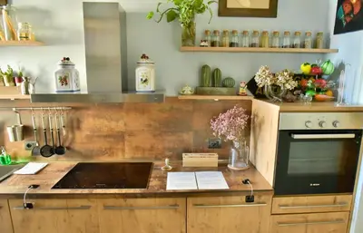 Cucina o angolo cottura di Lovely Apartment on the Arno river in Oltrarno