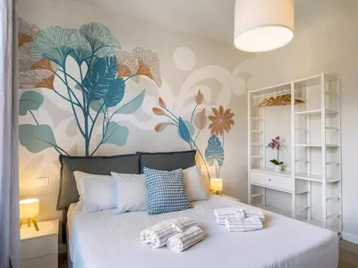 Letto o letti in una camera di Lux Colors and Relax apartment in FLorence