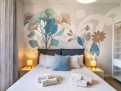 Letto o letti in una camera di Lux Colors and Relax apartment in FLorence