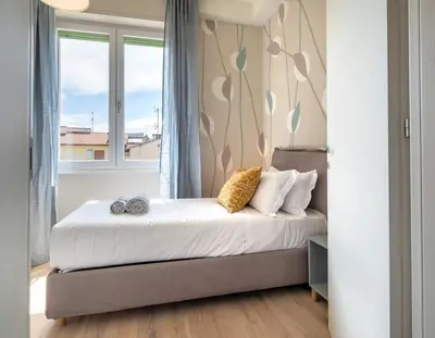 Letto o letti in una camera di Lux Colors and Relax apartment in FLorence