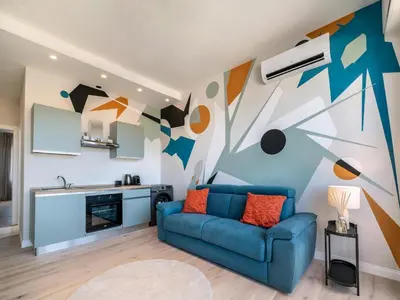 Cucina o angolo cottura di Lux Colors and Relax apartment in FLorence