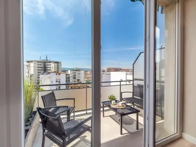 Balcone o terrazza di Lux Colors and Relax apartment in FLorence