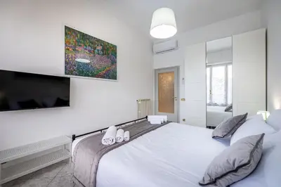 Letto o letti in una camera di YD Bright 2 Bedrooms, Equipped Kitchen