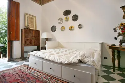 Letto o letti in una camera di Monolocale Splendida Vista