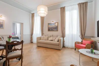 Area soggiorno di Duomo Window by Brunelleschi Hospitality