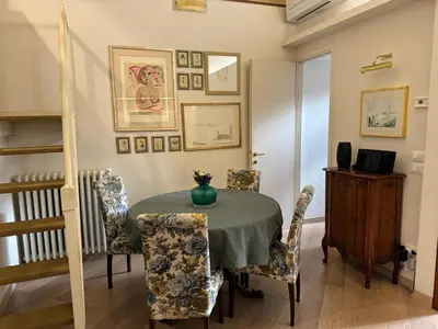 TV o dispositivi per l'intrattenimento presso Charming Florence Flat San Niccolò 87