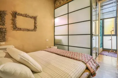 Letto o letti in una camera di Characteristic apartment with Terrace in Florence
