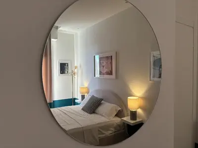 Letto o letti in una camera di INDIGO Room