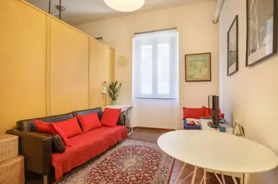 Area soggiorno di Cozy apartment in Santa Croce