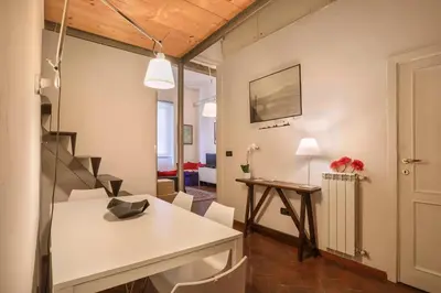 Area soggiorno di Cozy apartment in Santa Croce